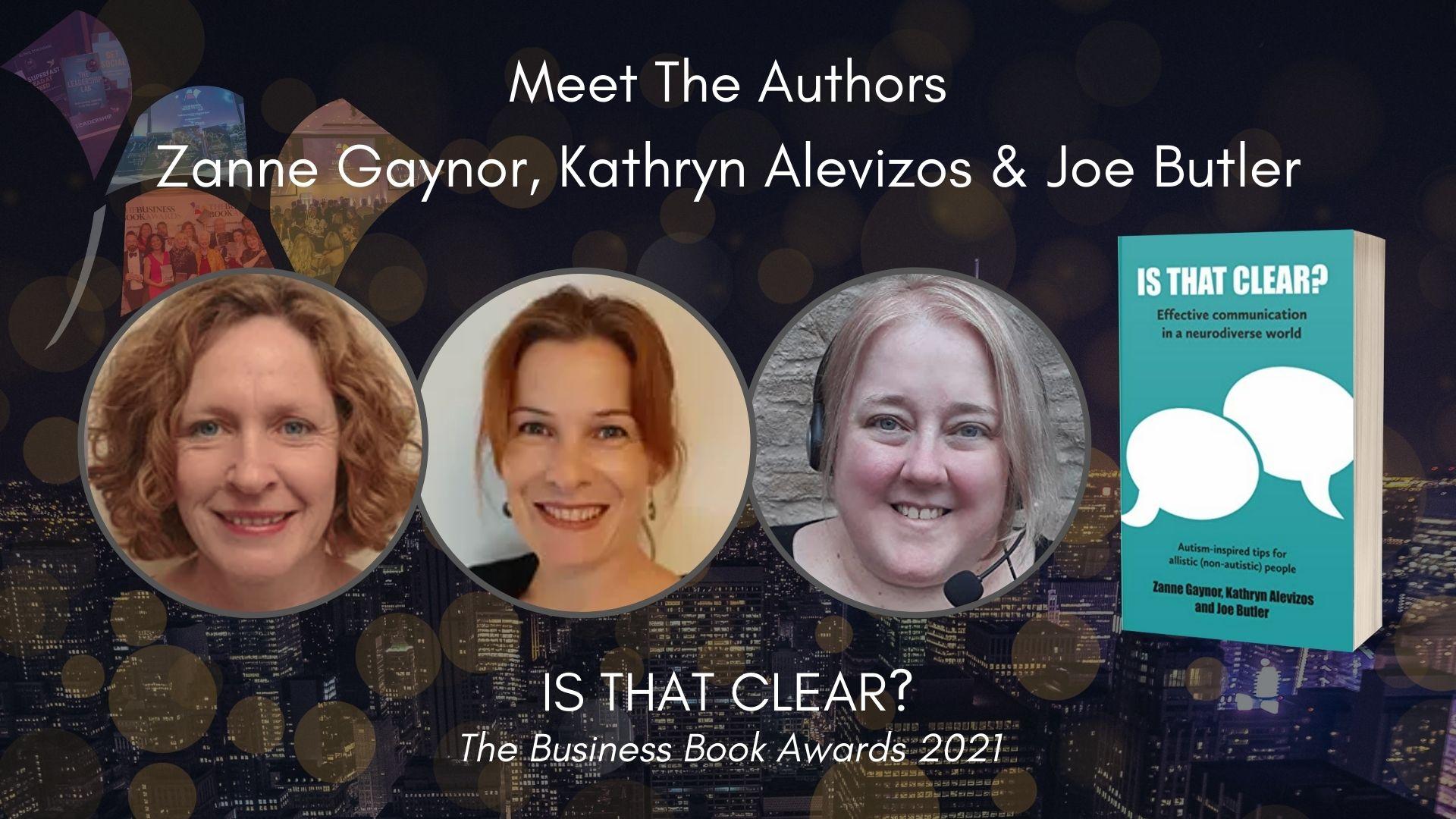 Zanne Gaynor, Kathryn Alevizos & Joe Butler: Meet The Authors